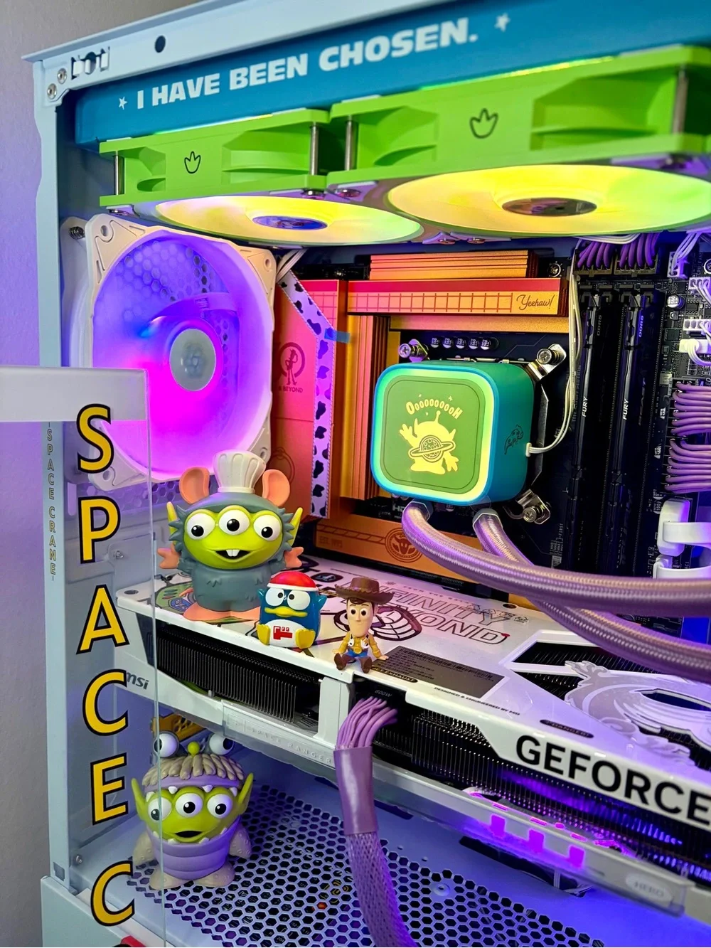 🏆 RARE MSI Toy Story Gaming PC #1/500 RTX 5070 32GB DDR5 + FREE MSI Combo
